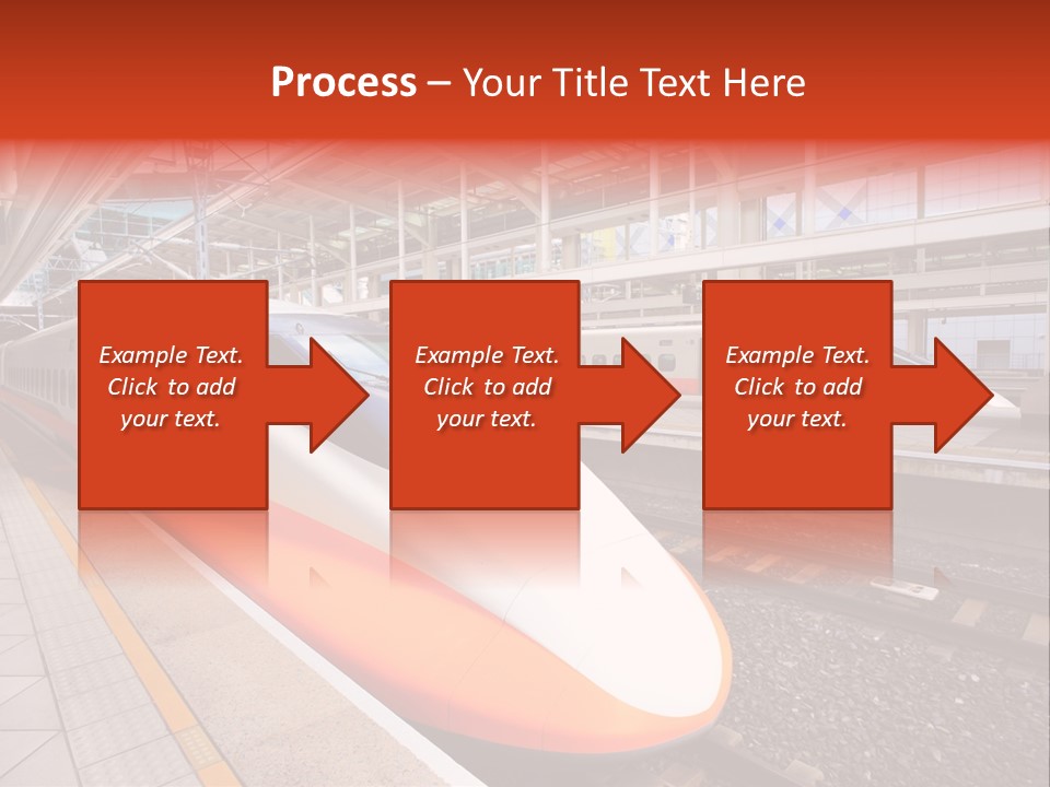 Commuter Light Railroad PowerPoint Template