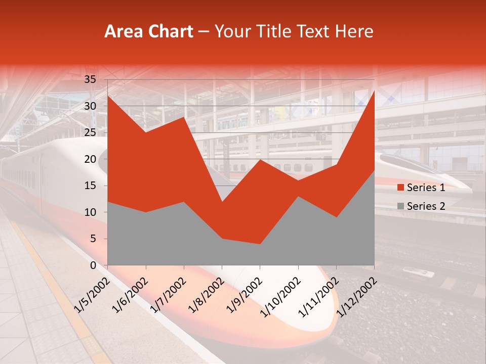 Commuter Light Railroad PowerPoint Template
