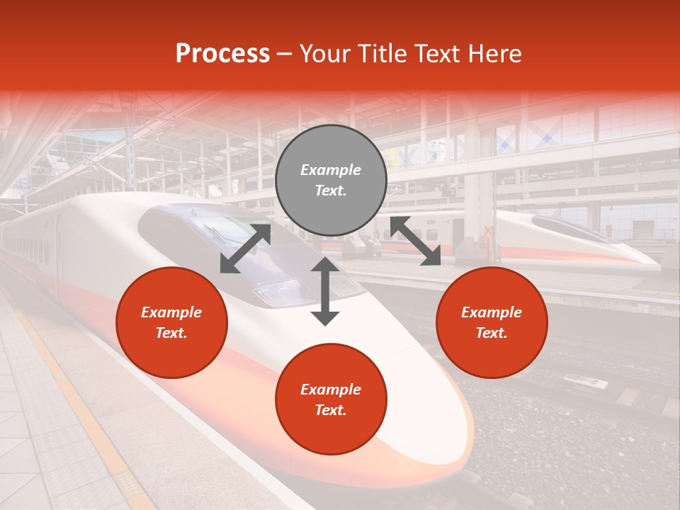Commuter Light Railroad PowerPoint Template