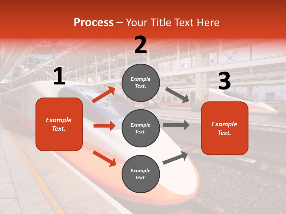 Commuter Light Railroad PowerPoint Template