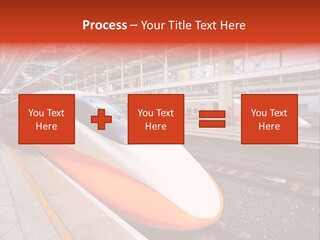 Commuter Light Railroad PowerPoint Template