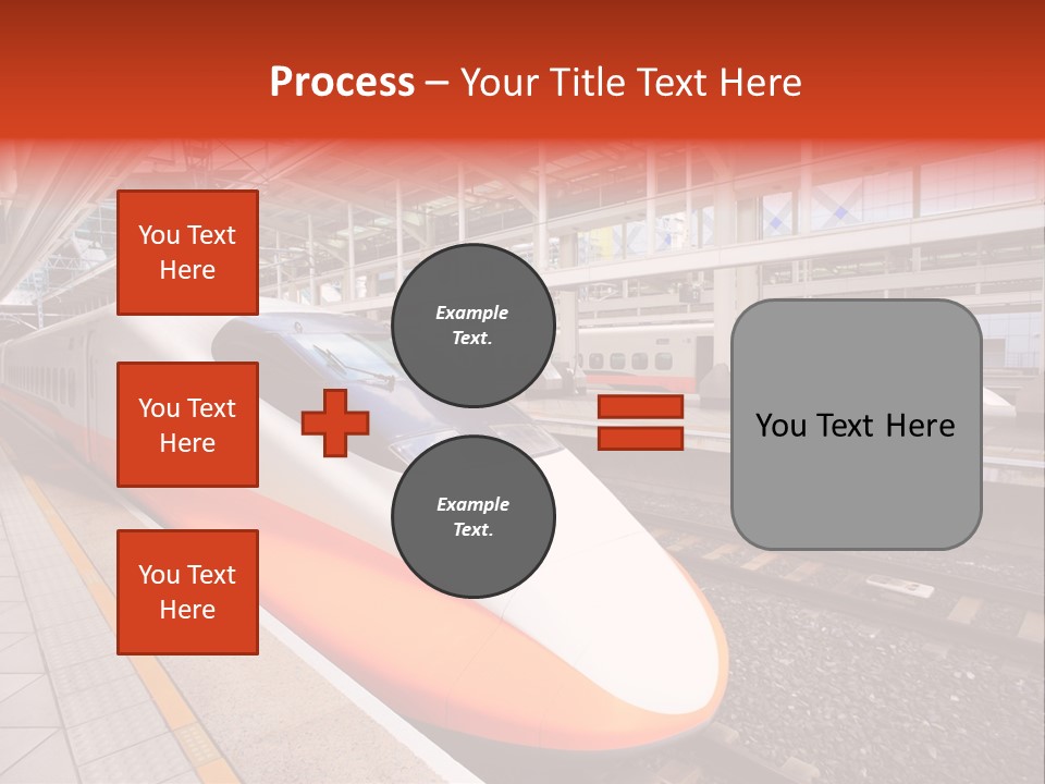 Commuter Light Railroad PowerPoint Template