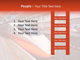 Commuter Light Railroad PowerPoint Template