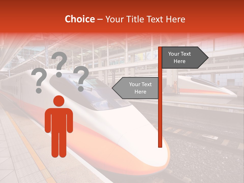 Commuter Light Railroad PowerPoint Template
