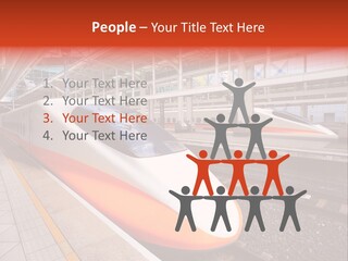 Commuter Light Railroad PowerPoint Template