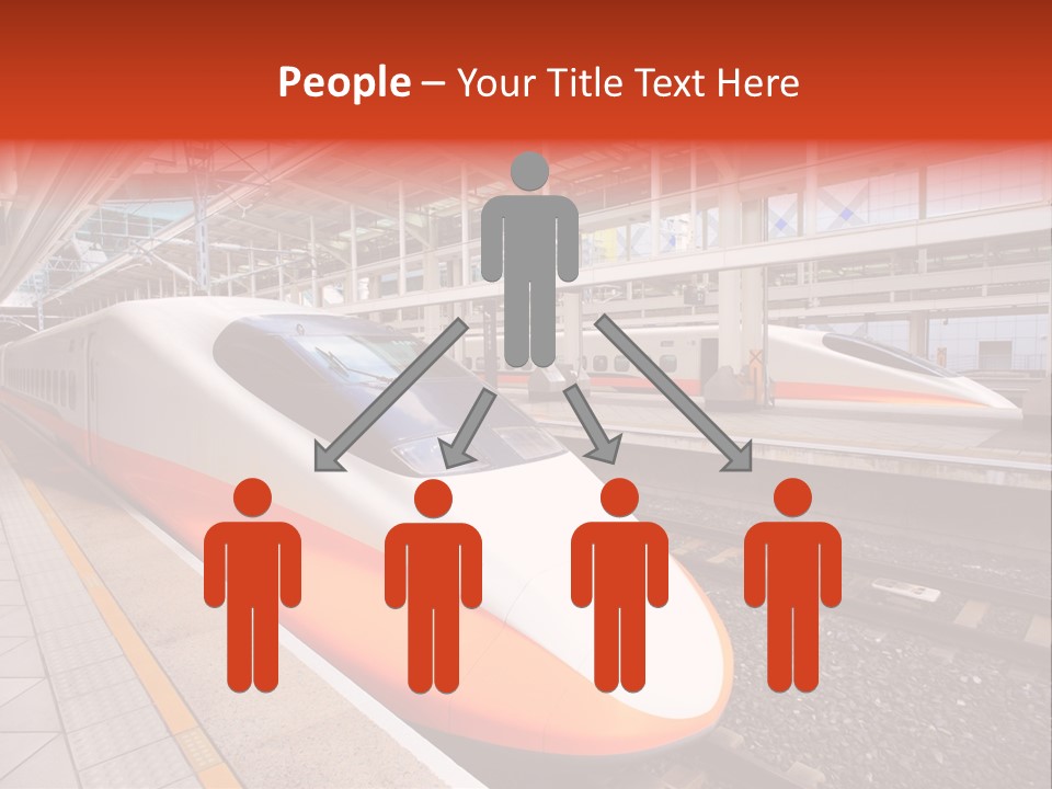 Commuter Light Railroad PowerPoint Template