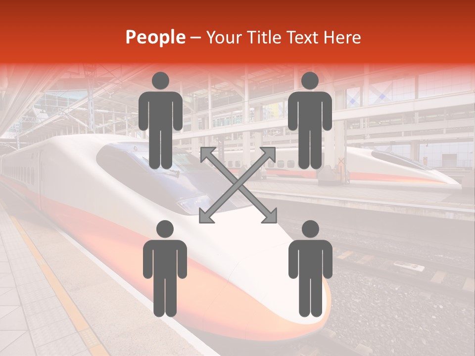 Commuter Light Railroad PowerPoint Template