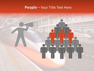 Commuter Light Railroad PowerPoint Template