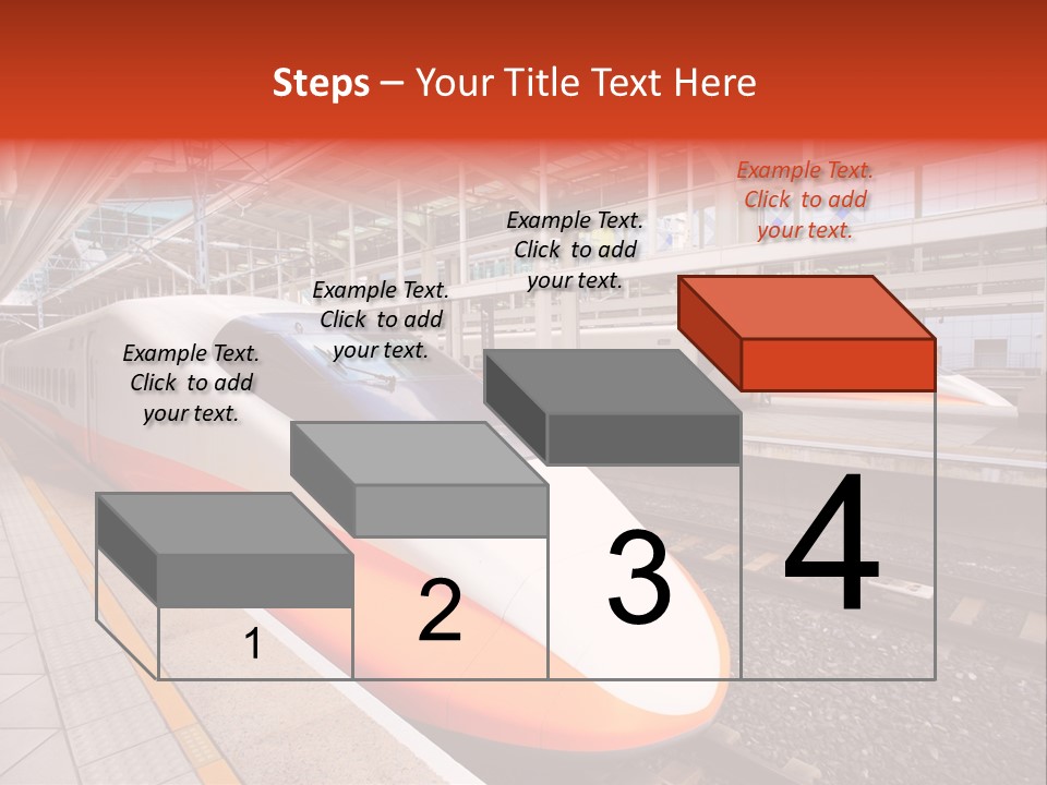 Commuter Light Railroad PowerPoint Template