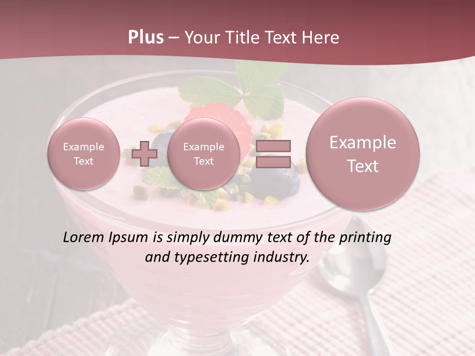 Healthy Sweet Meal PowerPoint Template
