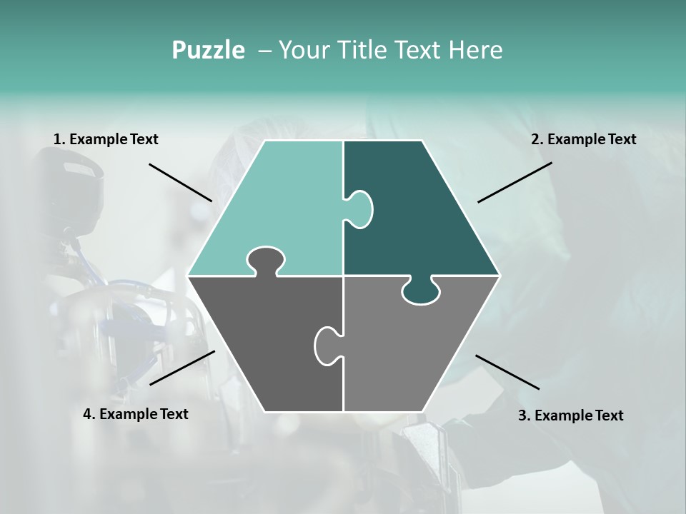 Man Medicine Scrutiny PowerPoint Template