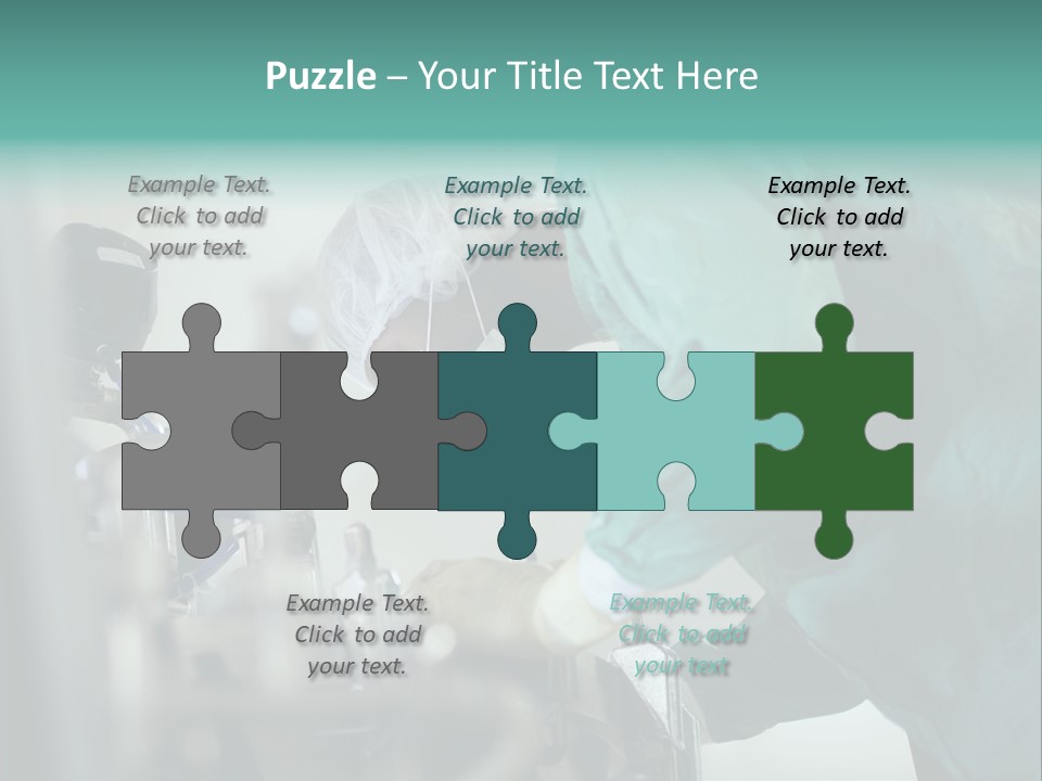 Man Medicine Scrutiny PowerPoint Template