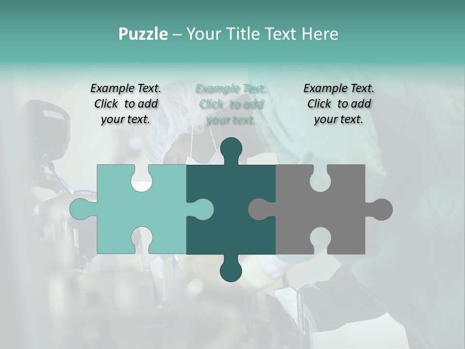 Man Medicine Scrutiny PowerPoint Template