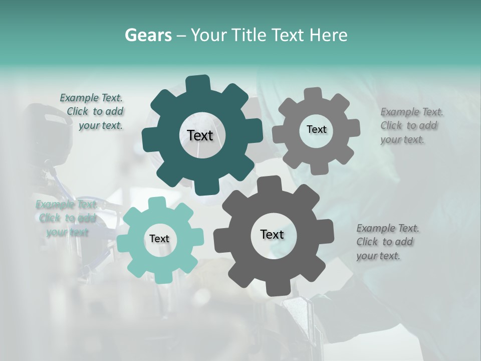 Man Medicine Scrutiny PowerPoint Template