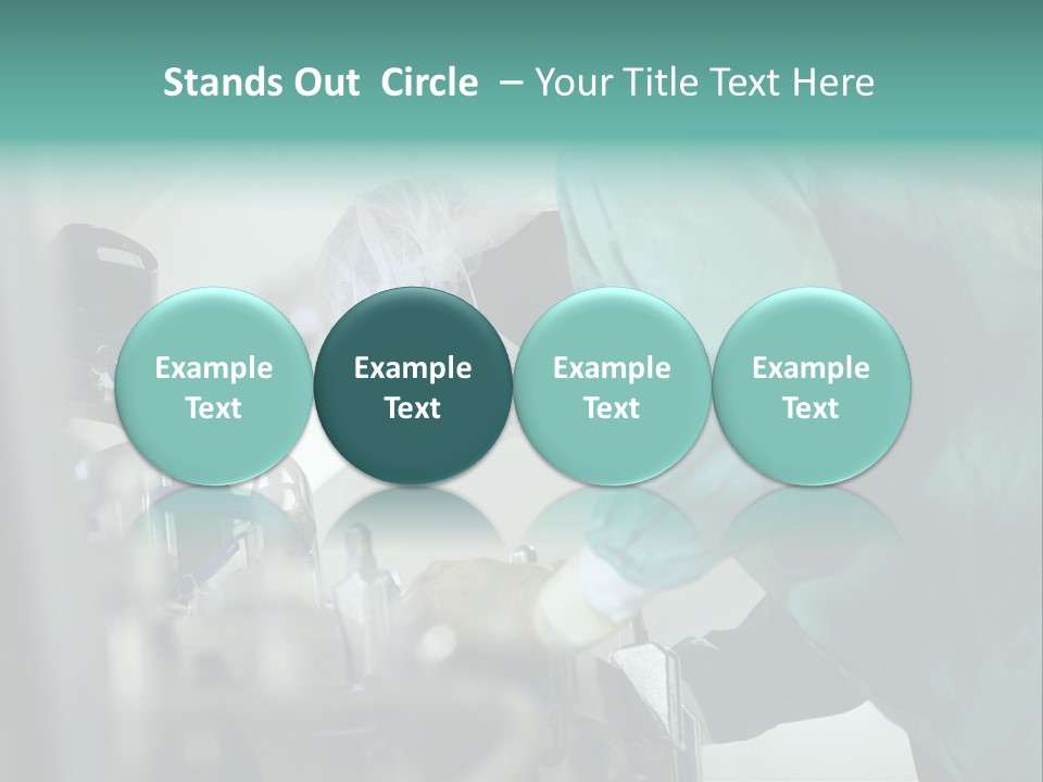 Man Medicine Scrutiny PowerPoint Template