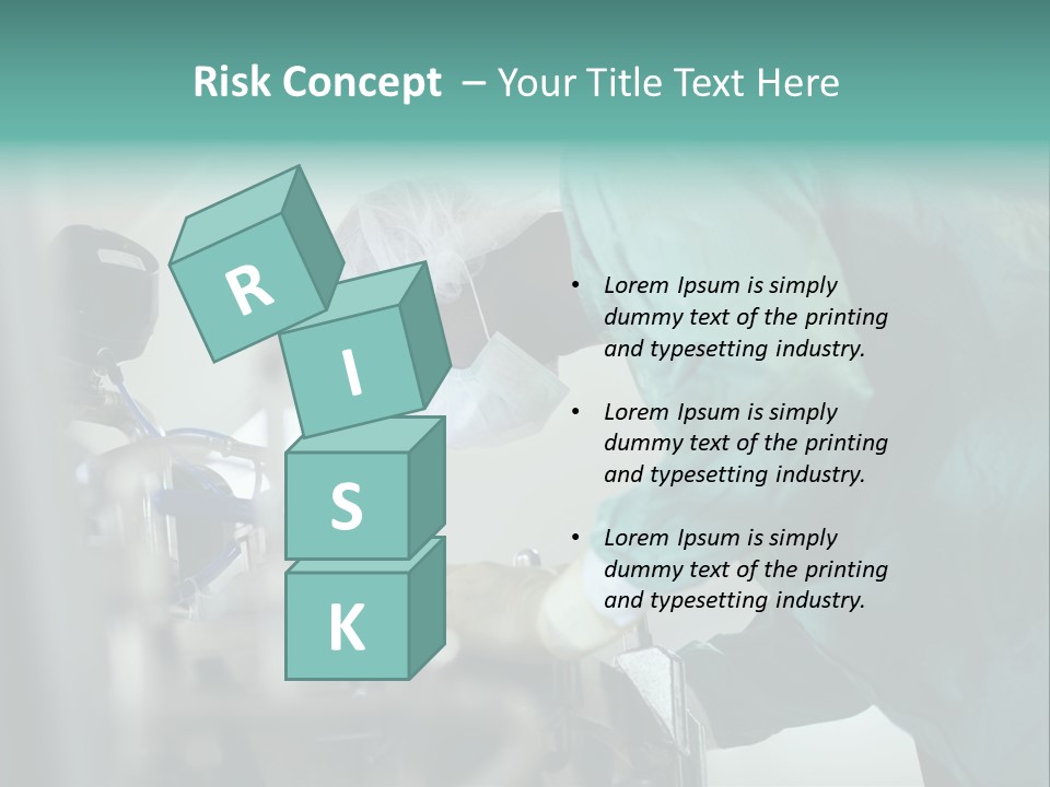 Man Medicine Scrutiny PowerPoint Template