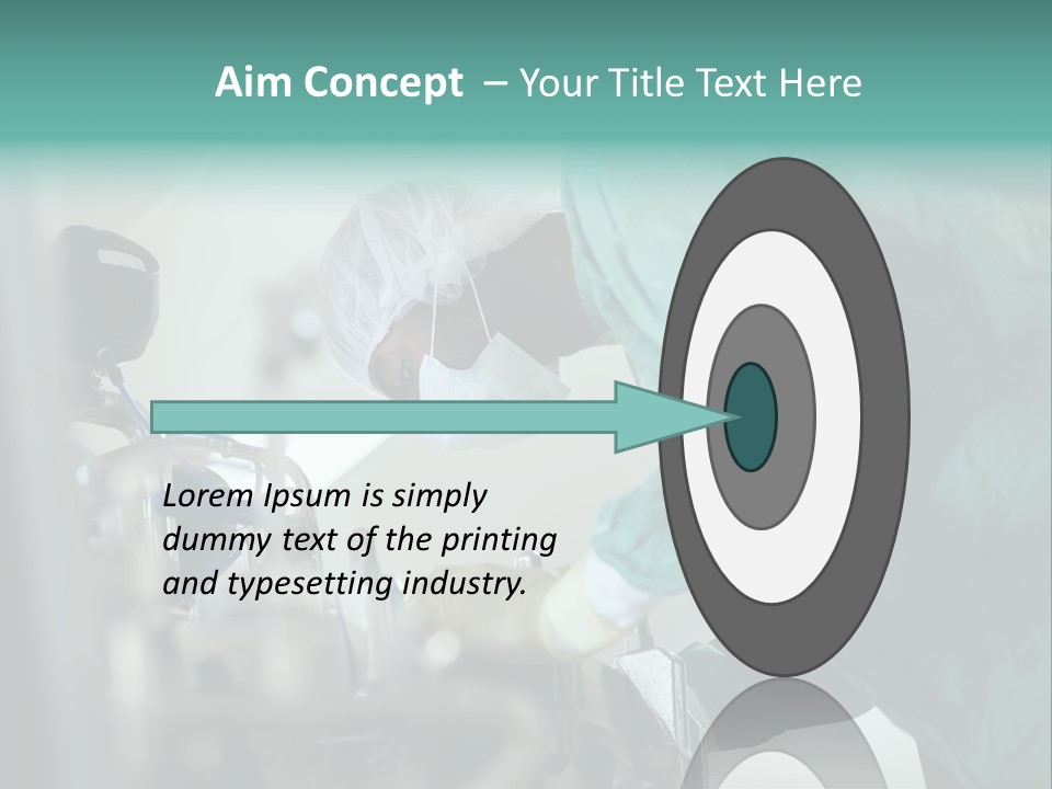 Man Medicine Scrutiny PowerPoint Template