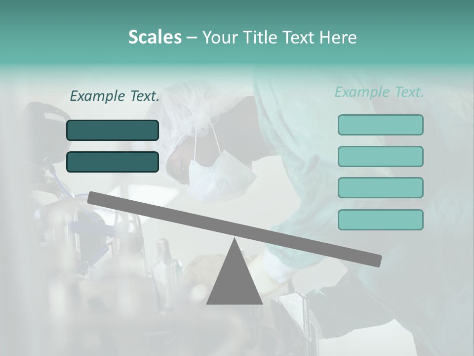 Man Medicine Scrutiny PowerPoint Template