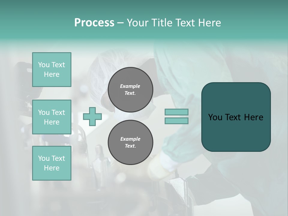 Man Medicine Scrutiny PowerPoint Template