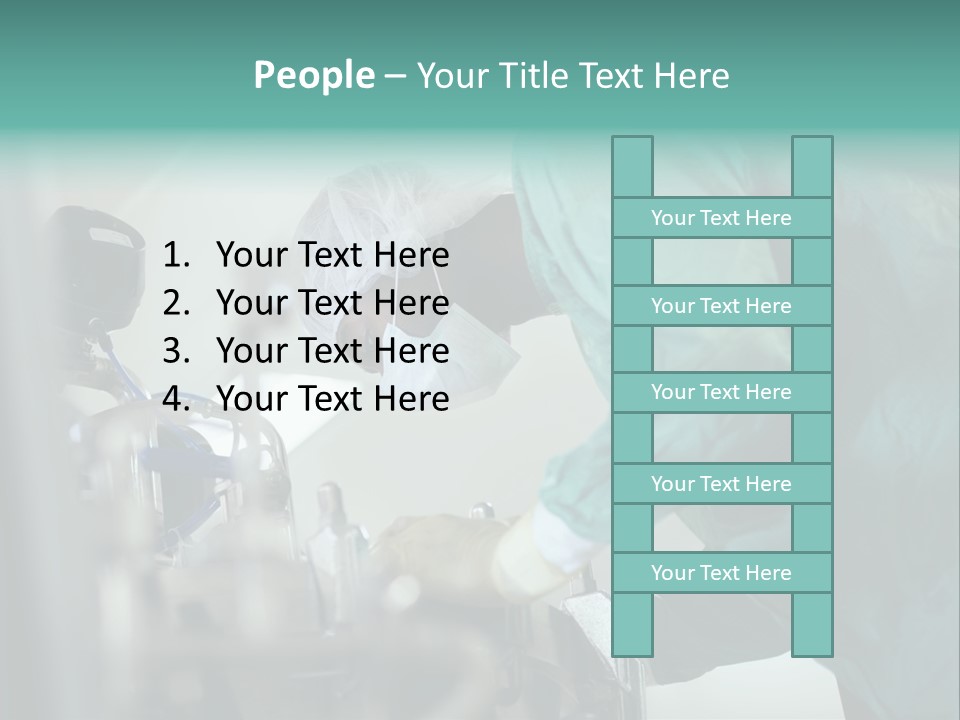 Man Medicine Scrutiny PowerPoint Template