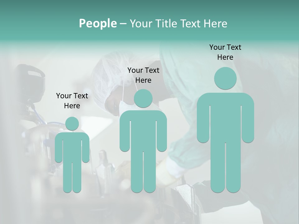 Man Medicine Scrutiny PowerPoint Template