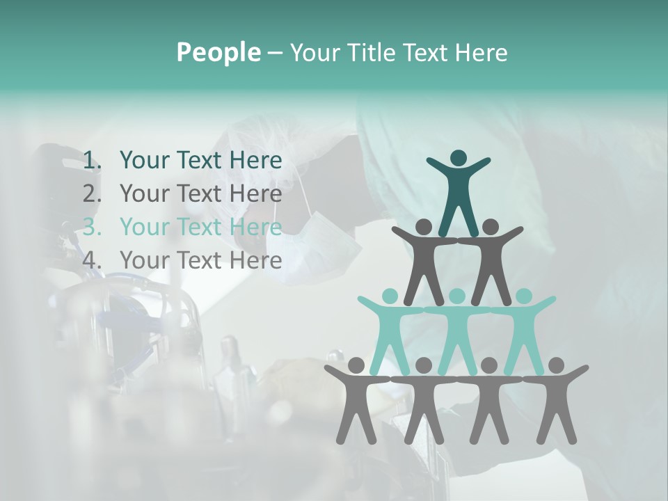 Man Medicine Scrutiny PowerPoint Template