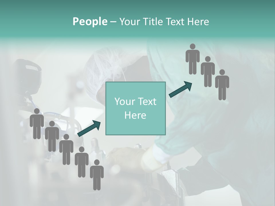 Man Medicine Scrutiny PowerPoint Template