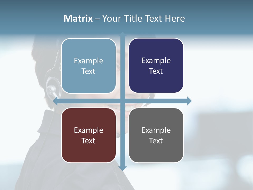 Telephone Talking Helpdesk PowerPoint Template