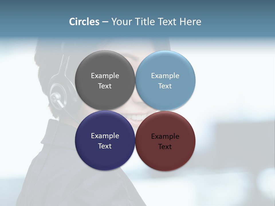 Telephone Talking Helpdesk PowerPoint Template