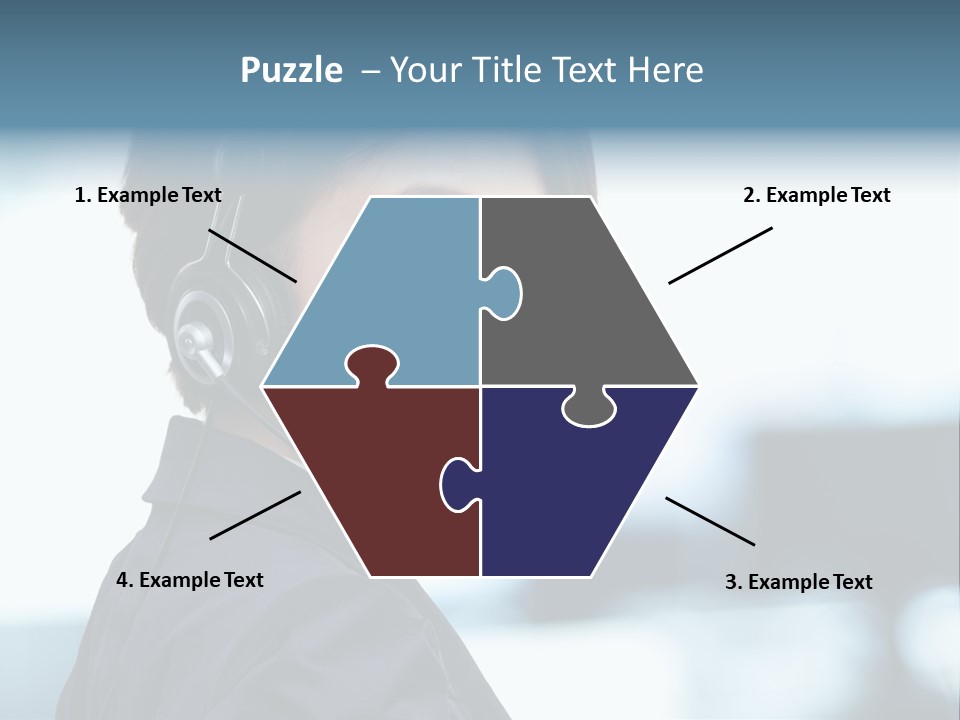 Telephone Talking Helpdesk PowerPoint Template
