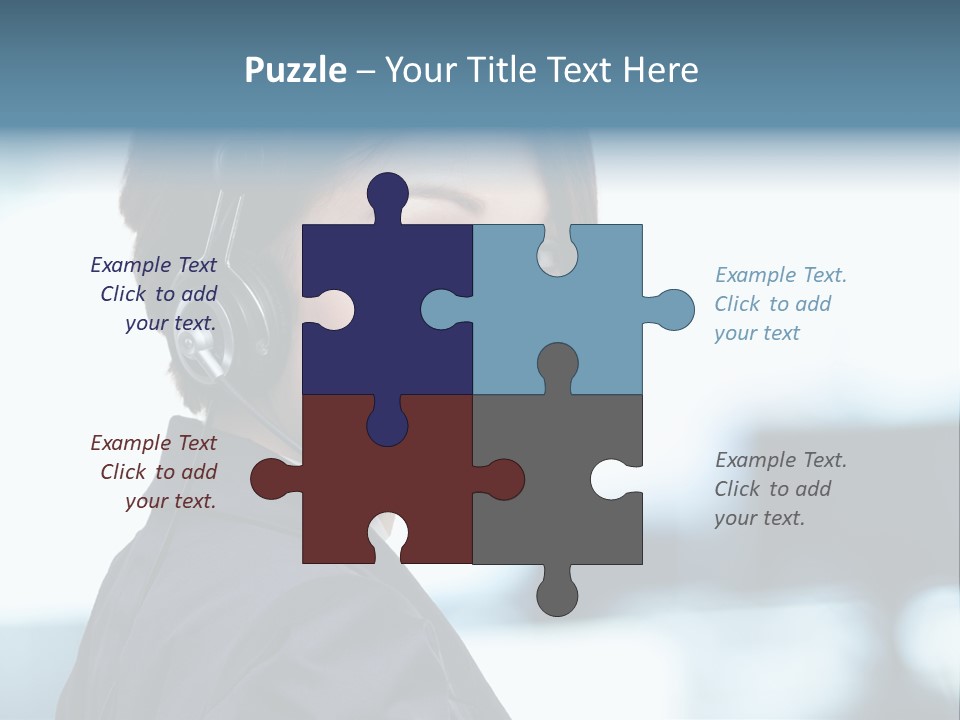 Telephone Talking Helpdesk PowerPoint Template