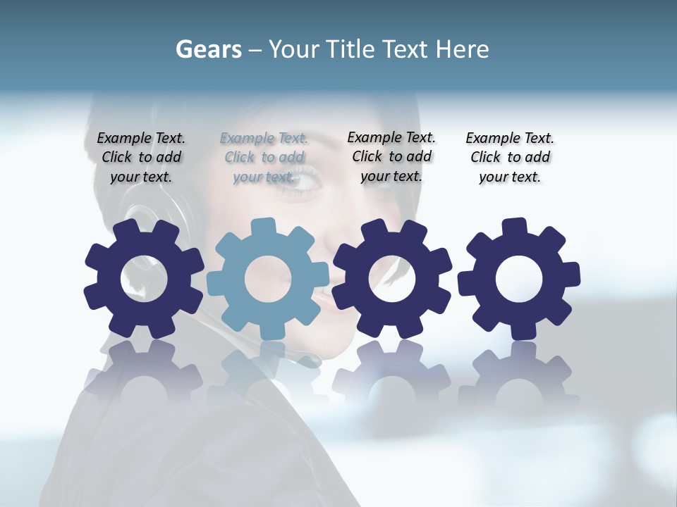 Telephone Talking Helpdesk PowerPoint Template