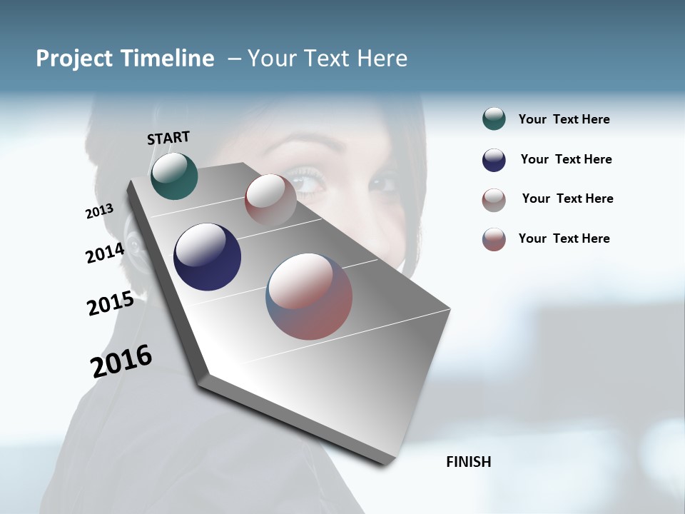 Telephone Talking Helpdesk PowerPoint Template