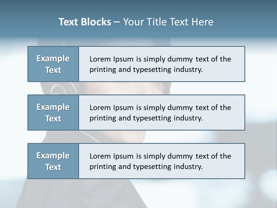 Telephone Talking Helpdesk PowerPoint Template