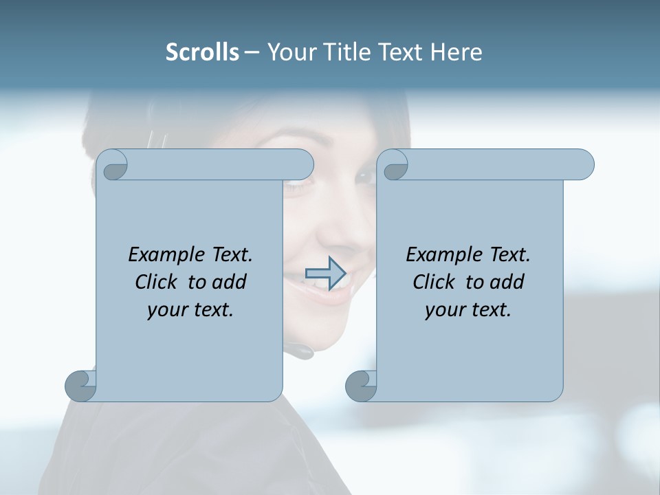 Telephone Talking Helpdesk PowerPoint Template
