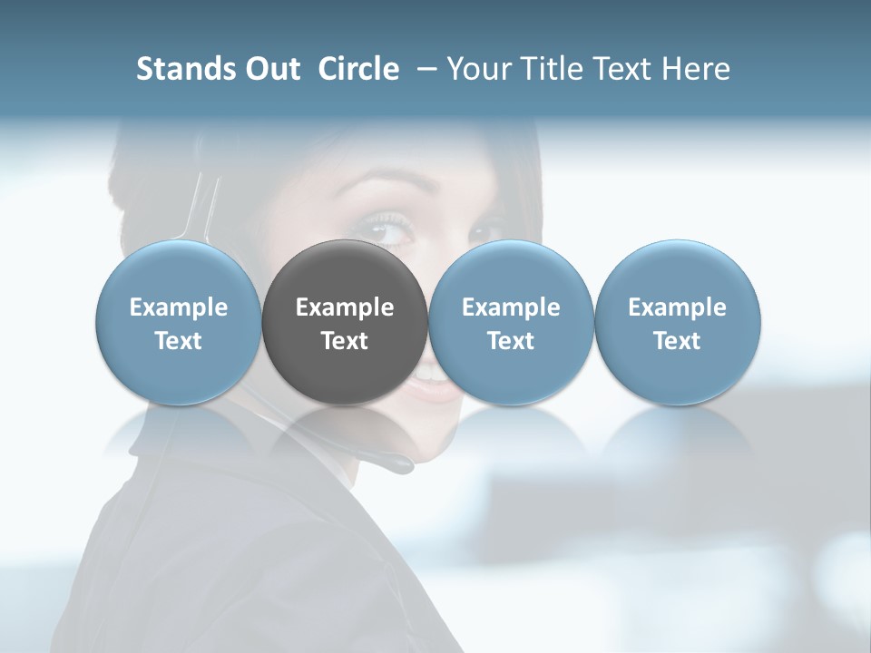 Telephone Talking Helpdesk PowerPoint Template