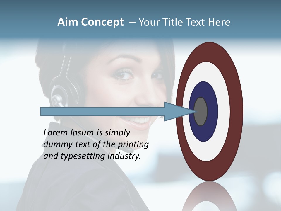 Telephone Talking Helpdesk PowerPoint Template