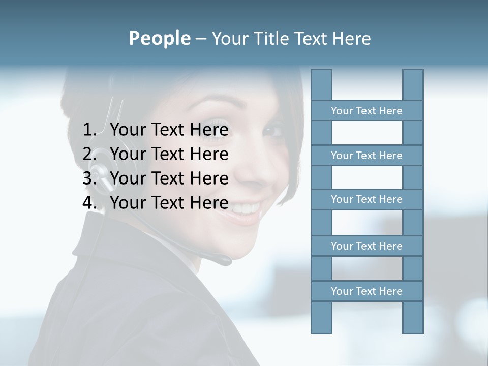 Telephone Talking Helpdesk PowerPoint Template