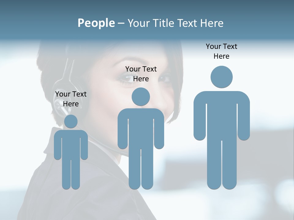 Telephone Talking Helpdesk PowerPoint Template