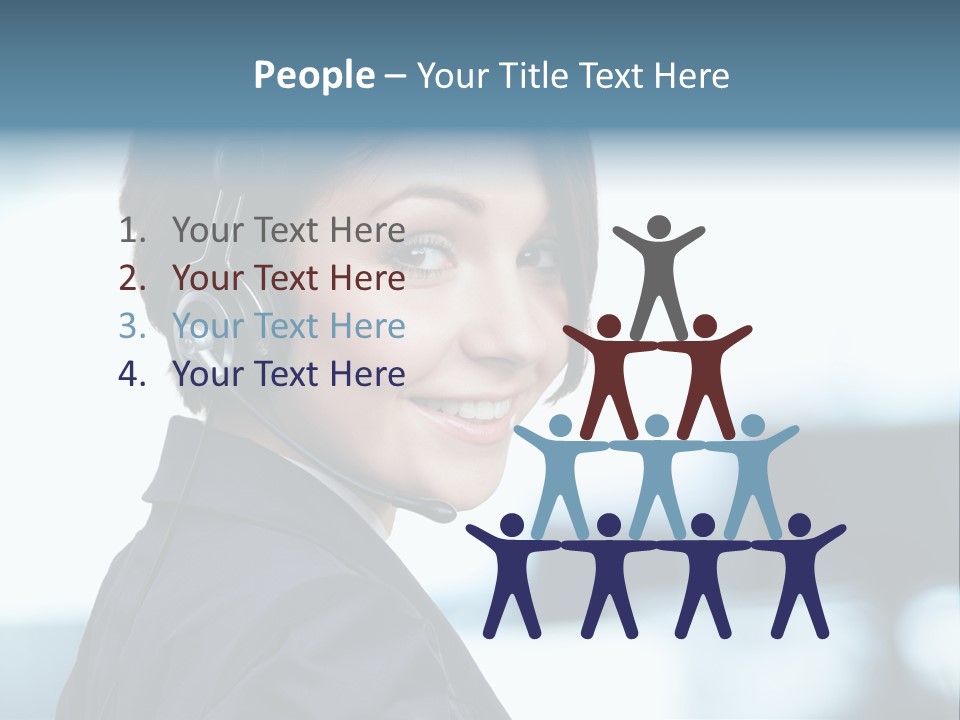 Telephone Talking Helpdesk PowerPoint Template