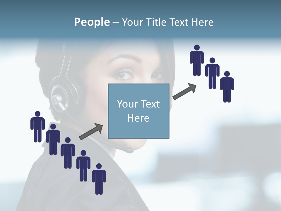 Telephone Talking Helpdesk PowerPoint Template