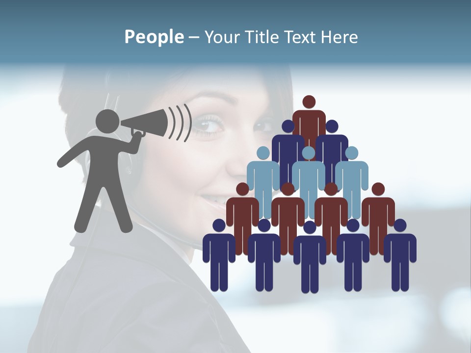 Telephone Talking Helpdesk PowerPoint Template