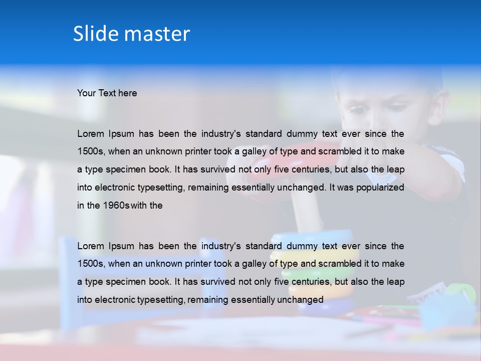 Creative Paint Young PowerPoint Template