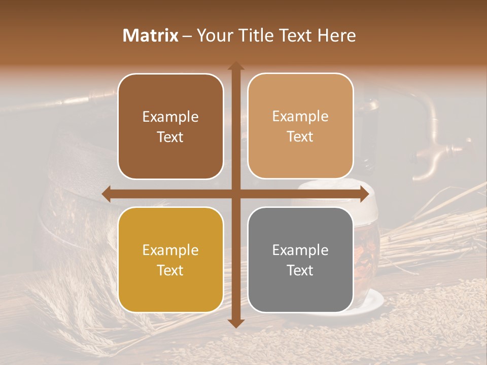 Faucet Agriculture Drink PowerPoint Template