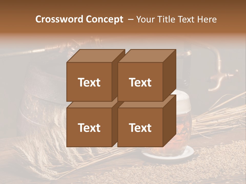 Faucet Agriculture Drink PowerPoint Template