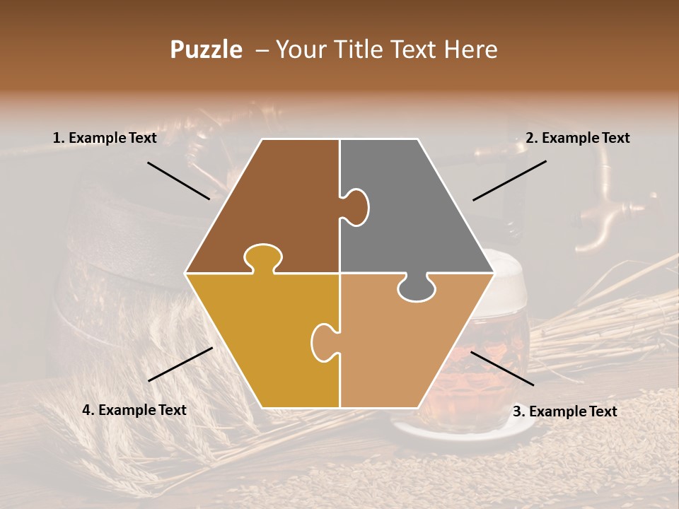 Faucet Agriculture Drink PowerPoint Template
