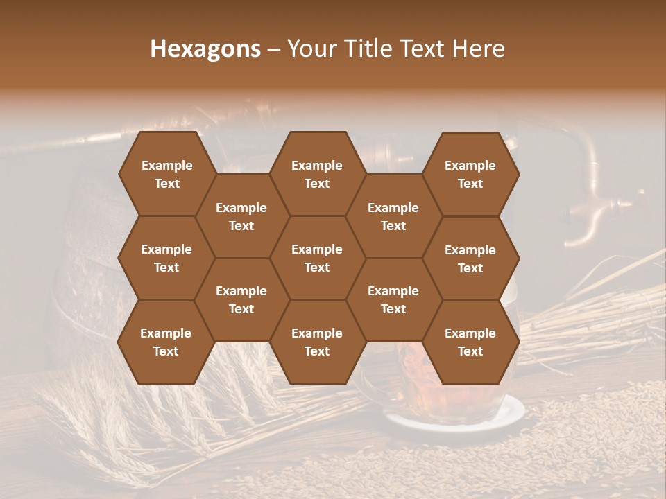 Faucet Agriculture Drink PowerPoint Template