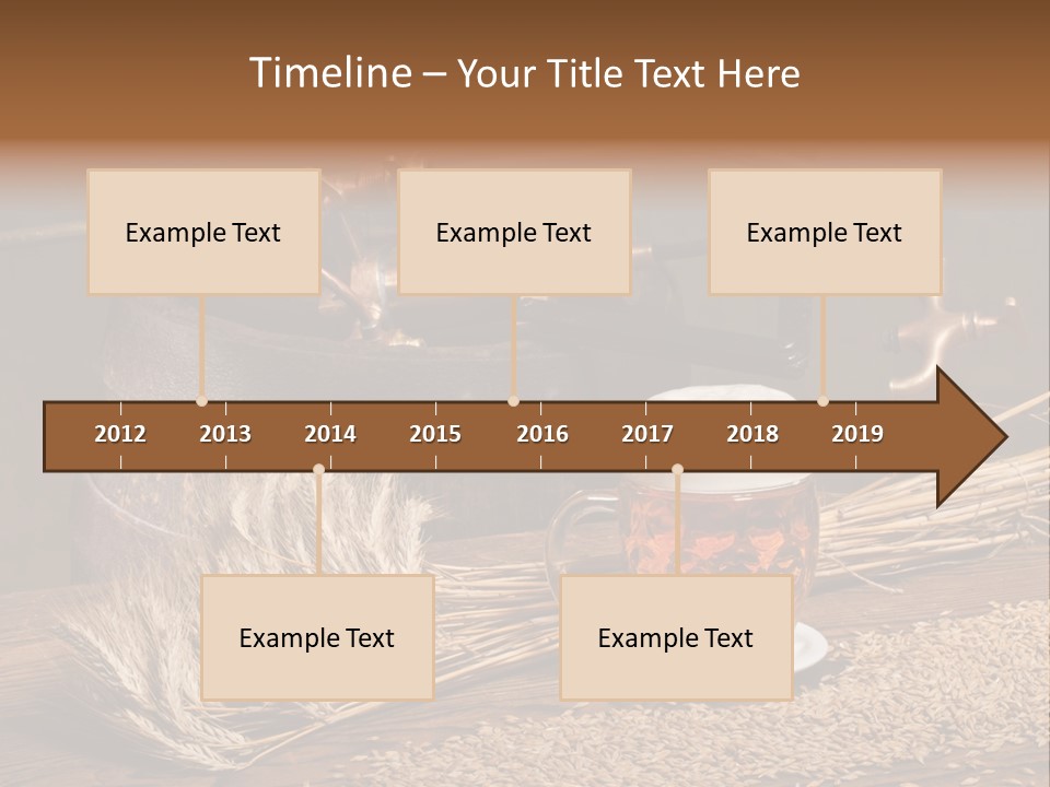 Faucet Agriculture Drink PowerPoint Template