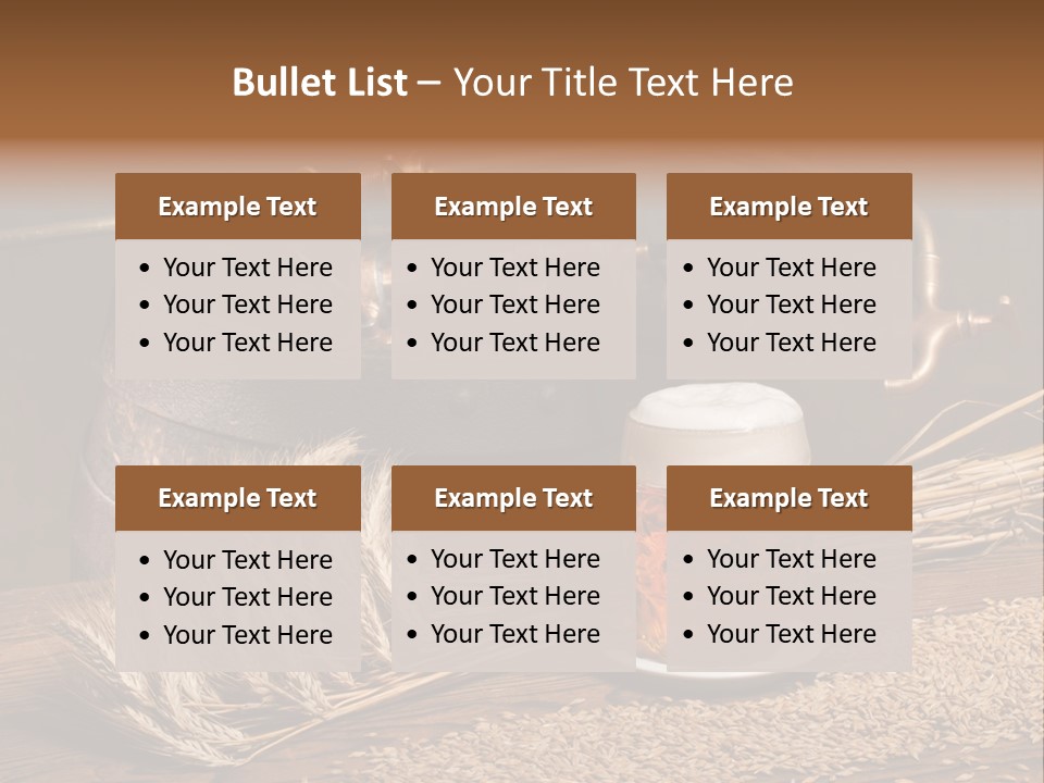 Faucet Agriculture Drink PowerPoint Template