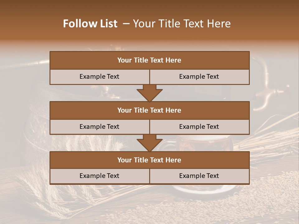 Faucet Agriculture Drink PowerPoint Template
